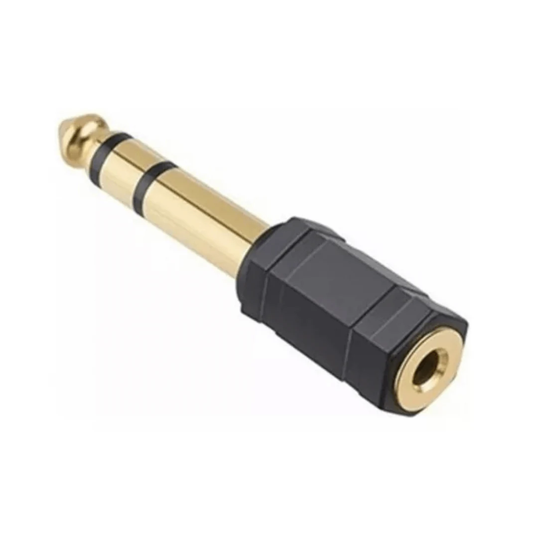 Adaptador De Audio Macrotel //macho 3,5mm - Hembra 1/4. increible