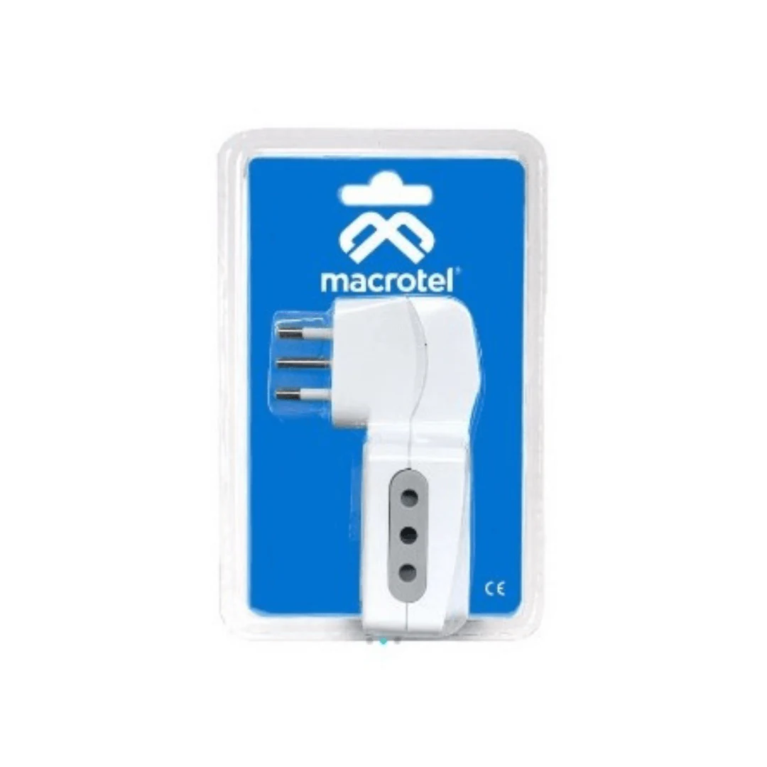 Adaptador Con Switch 3 Tomas 10 Amp / 250 V. increible
