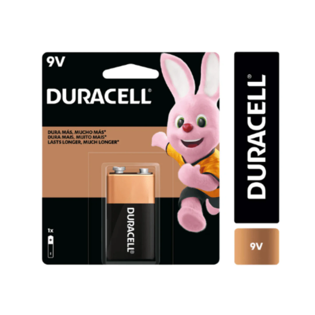 Baterías Alcalinas Duracell Coppertop Blíster 9v. increible