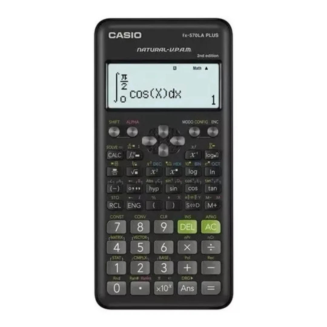 Calculadora Casio Científica Fx-570 La Plus 417 Funciones. increible