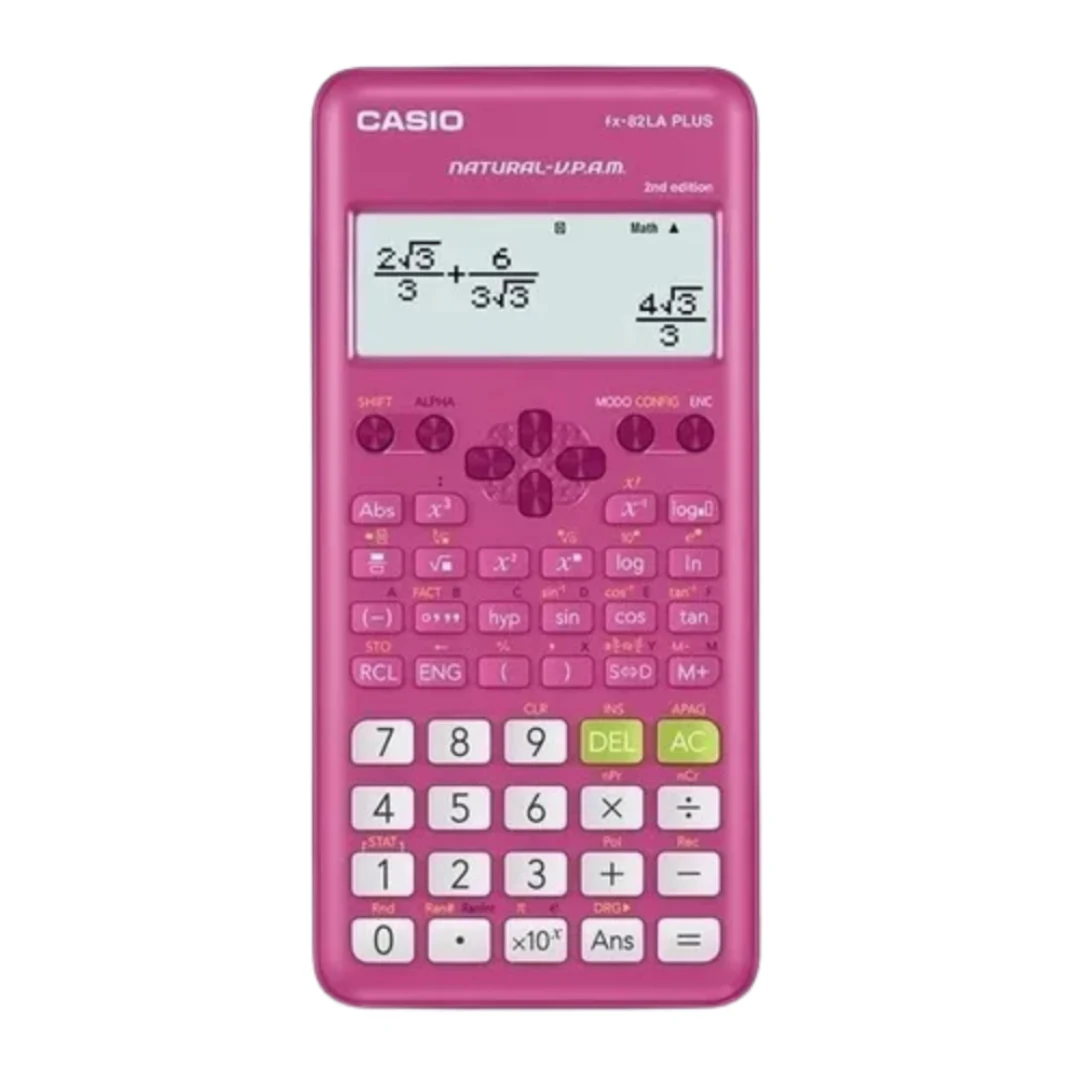Calculadora Cientifica Casio Fx-82laplus-bkw 2da Edición. increible