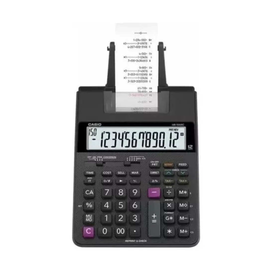 Calculadora Reprint & Check Con Rollo/hr-100rc. increible