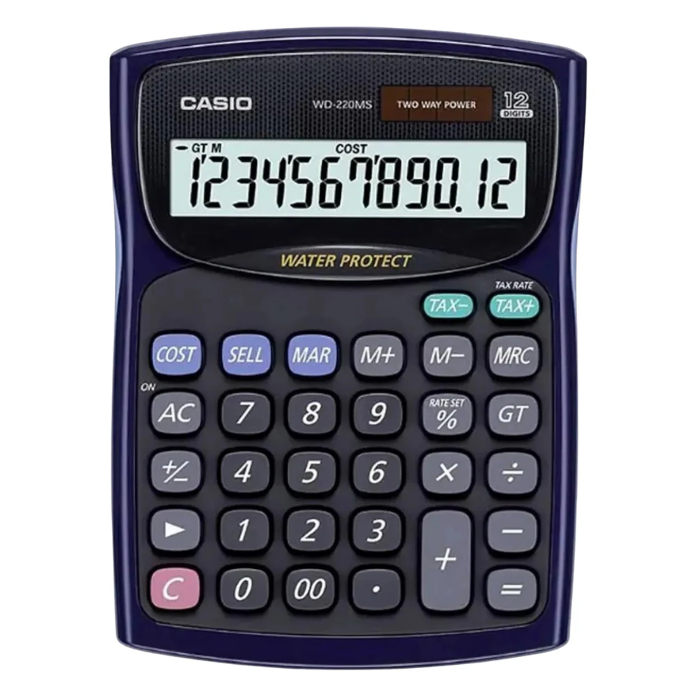 Calculadora De Sobremesa Casio Wd-220ms. INCREIBLE