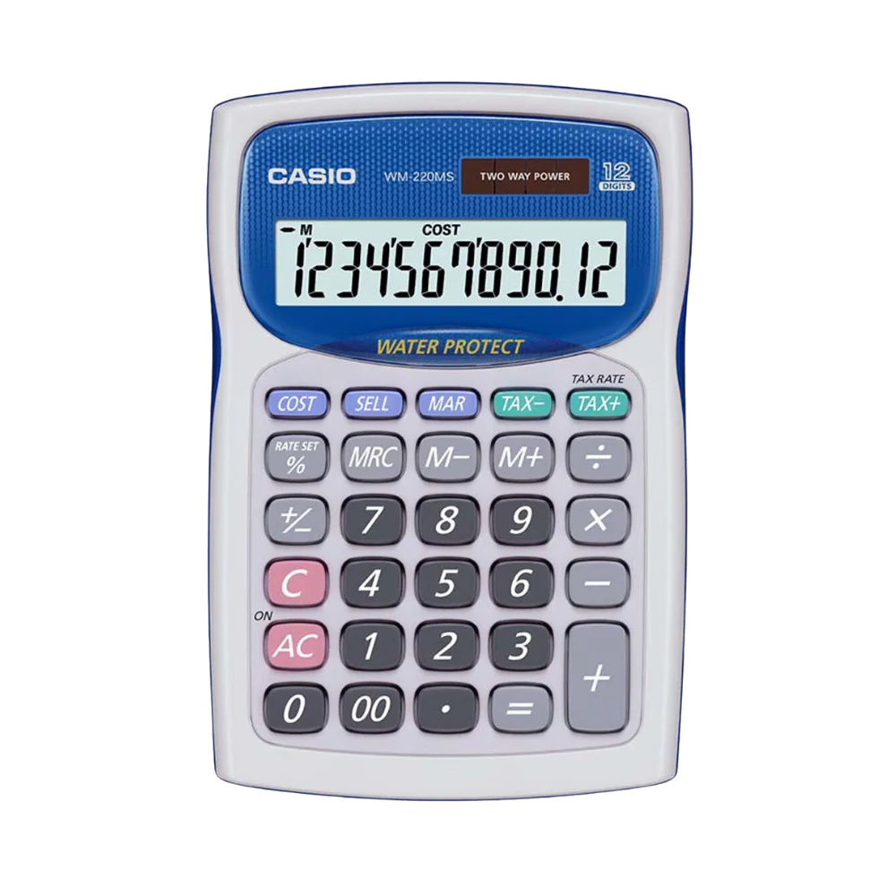 Calculadora De Sobremesa Casio Wm-220ms. INCREIBLE