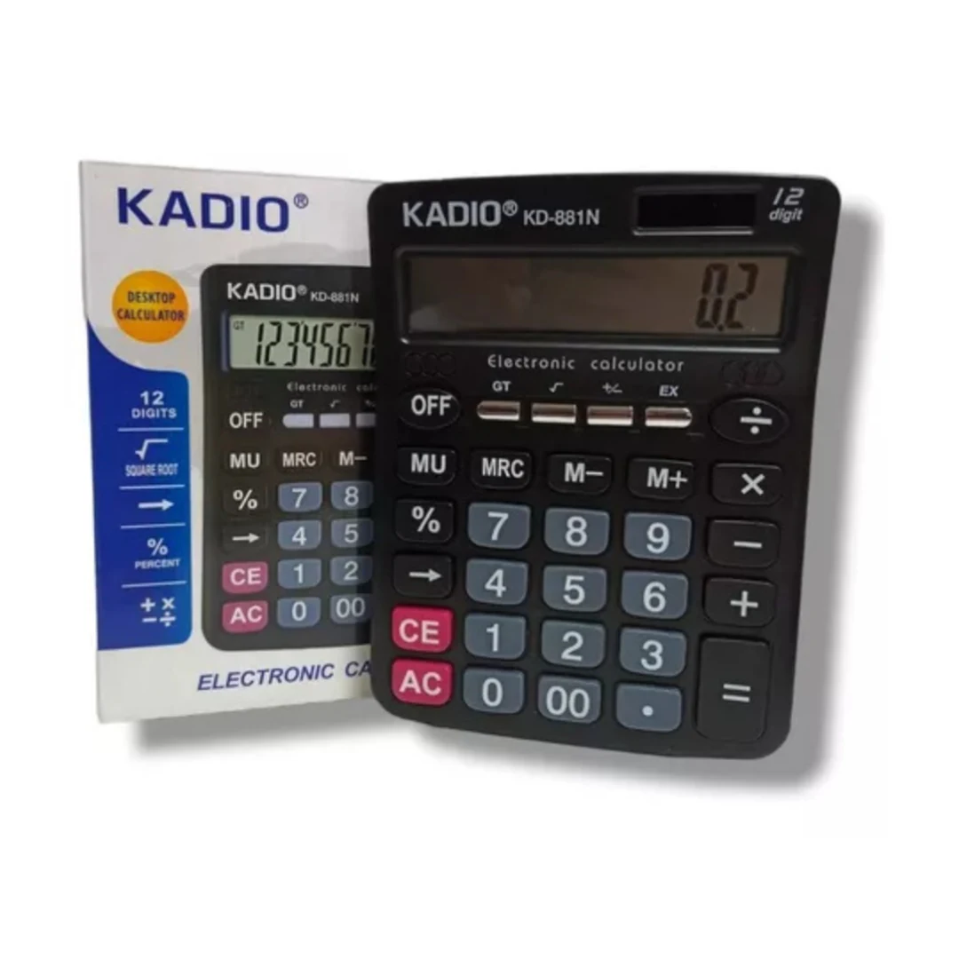 Calculadora 12 Digitos Calculadora Kadio Calculadora 881n. INCREIBLE