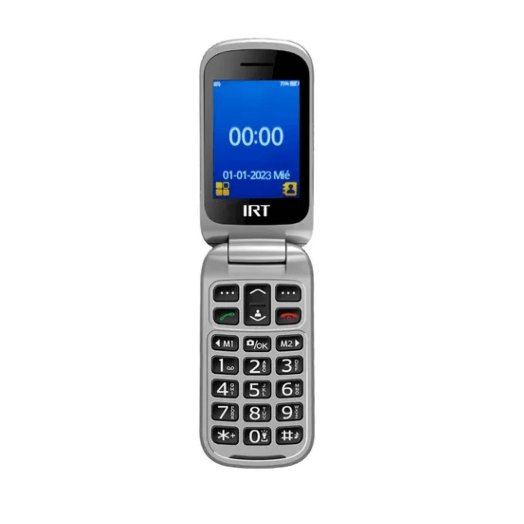Celular Irt Senior 4g Sos Para Adulto Mayor Almeja 330