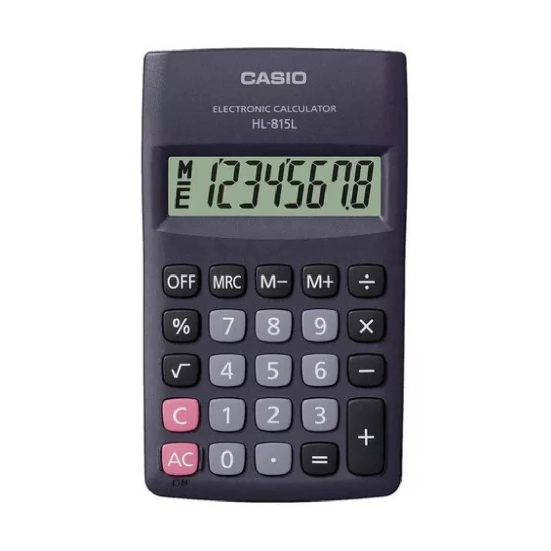 Calculadora De Bolsillo Casio Hl-815l-BK. increible