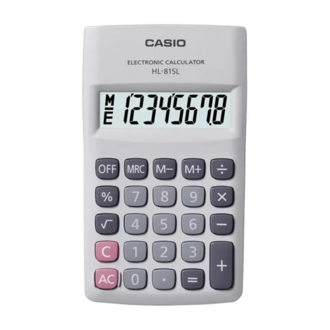 Calculadora De Bolsillo Casio Hl-815l-we. increible