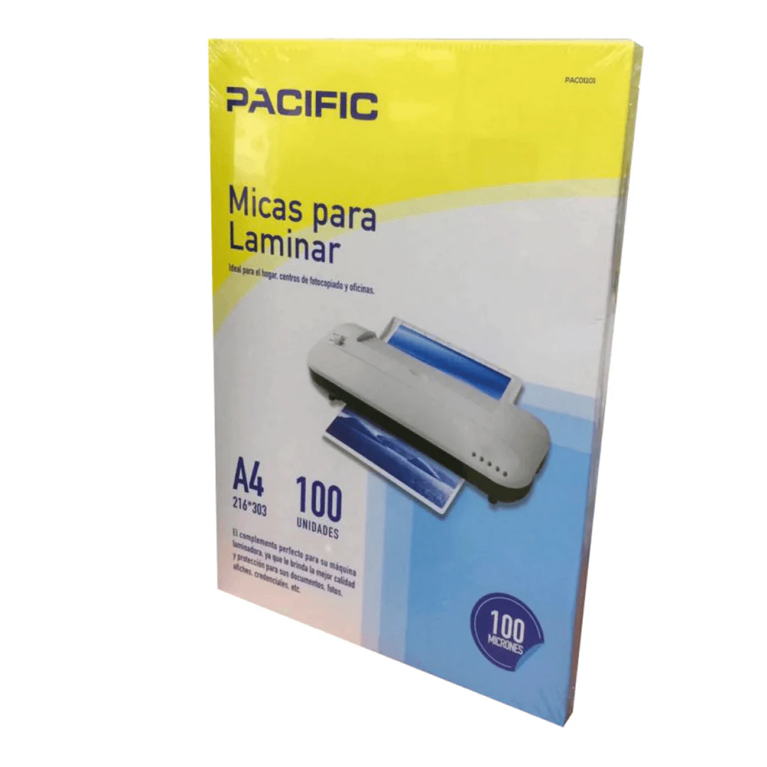 Láminas Termolaminadora Pacific A4x100: Increíble Calidad
