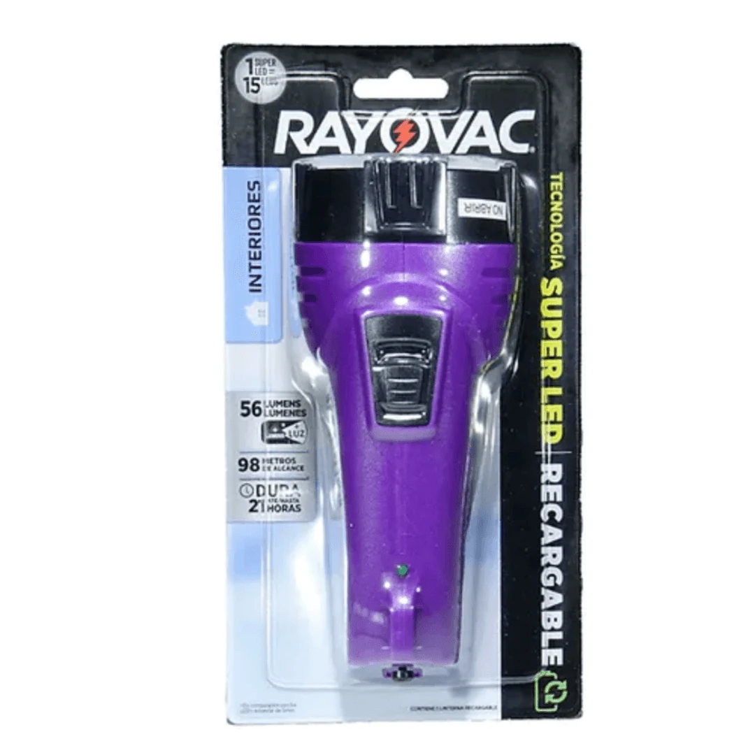 Linterna Superled Recargable Rayovac. increible