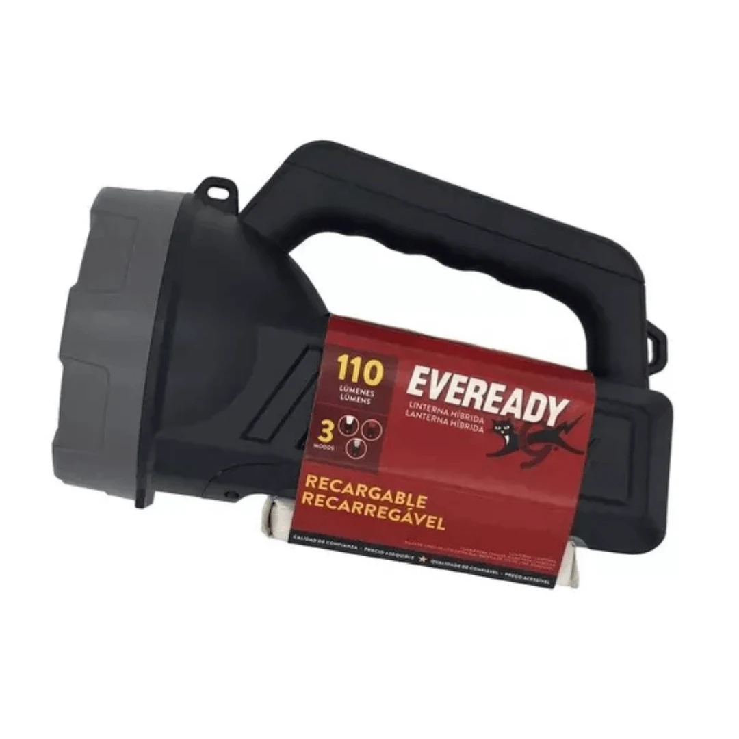 LINTERNA RECARGABLE EVEREADY 110 LUMENS VPLNL8. INCREIBLE