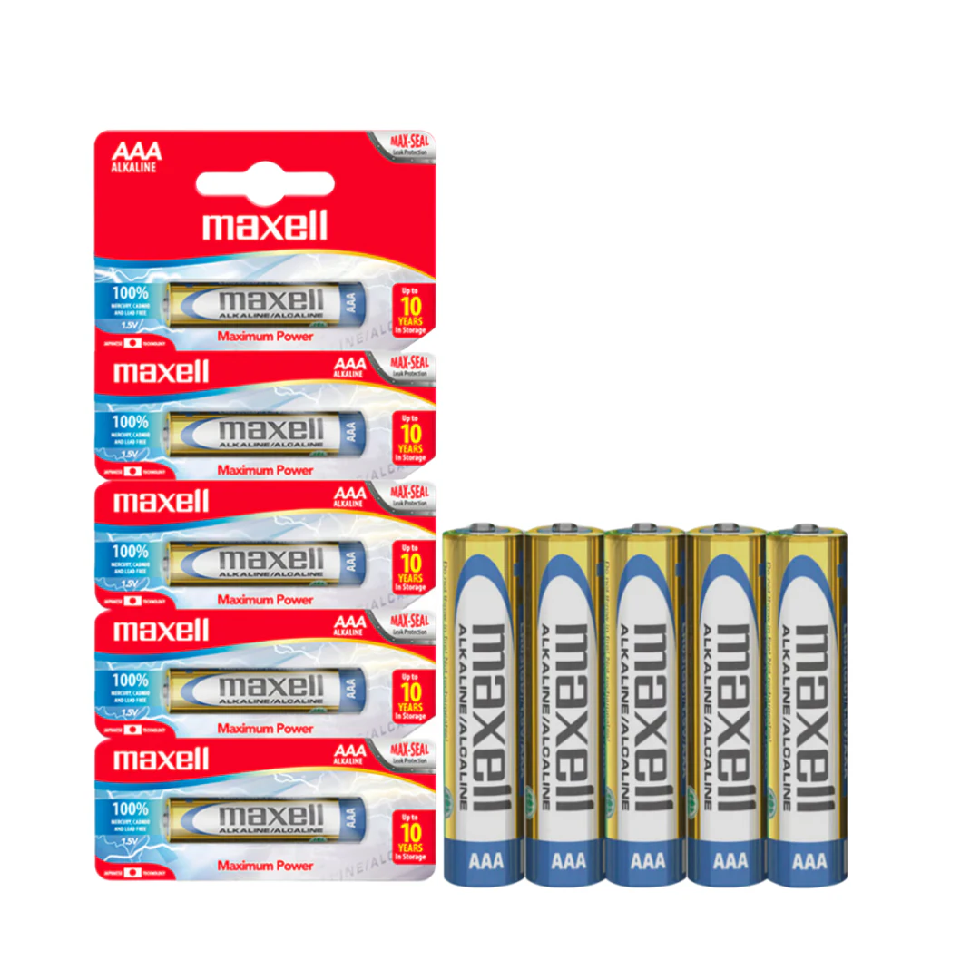 Pack 5 Pilas Alcalinas Aaa Maxell. increible