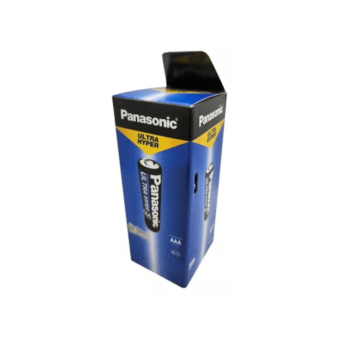 Pilas Aaa Panasonic Caja 40 Unidades Ultra Hyper De Carbon Zinc R03. increible
