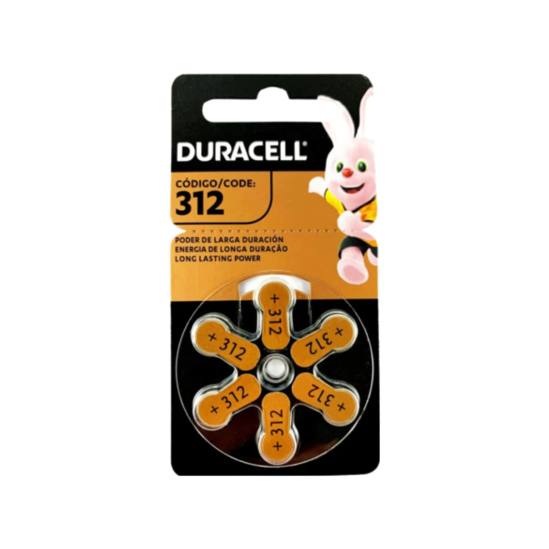 Pack De 10 Blister. Pila Para Audífonos Duracell Tamaño 312. INCREIBLE