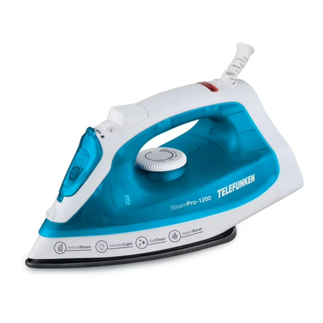 Plancha A Vapor 210 Ml Telefunken Steampro 1200. increible