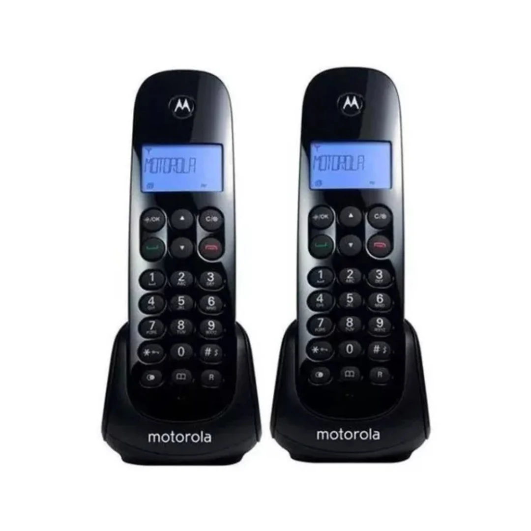 Teléfono Motorola Negro Inalámbrico Pack 2 - Color Negro. increible