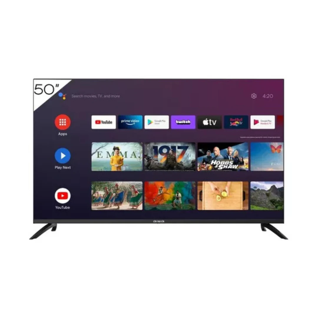 Smart Tv Android 4k Uhd Aiwa Bluetooth Google Assistant 50. increible