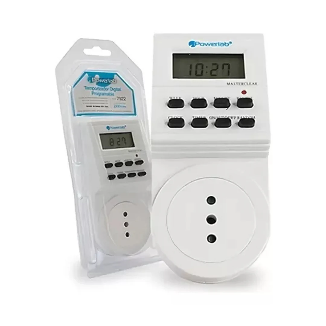 Temporizador Timer Digital 24hrs Powerlab 2300w 220v. increible