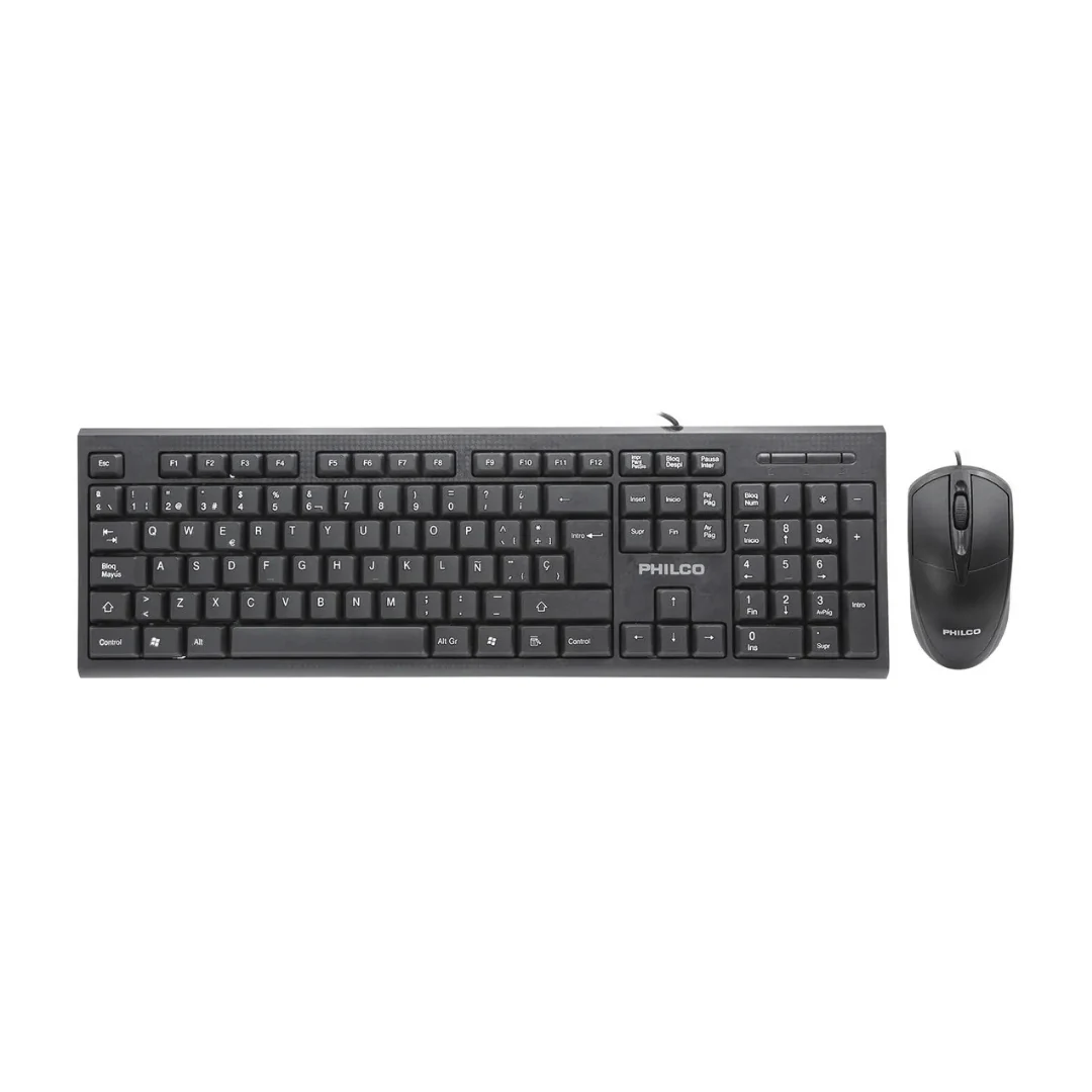 KIT ALAMBRICO PHILCO TECLADO + MOUSE 29PLCK4500. increible