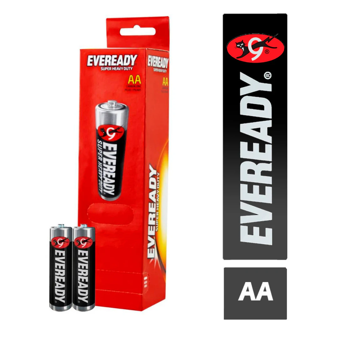 PILAS EVEREADY AA CARBON SUPER HEAVY DUTY ZINC 60U UPN-176918. INCREIBLE