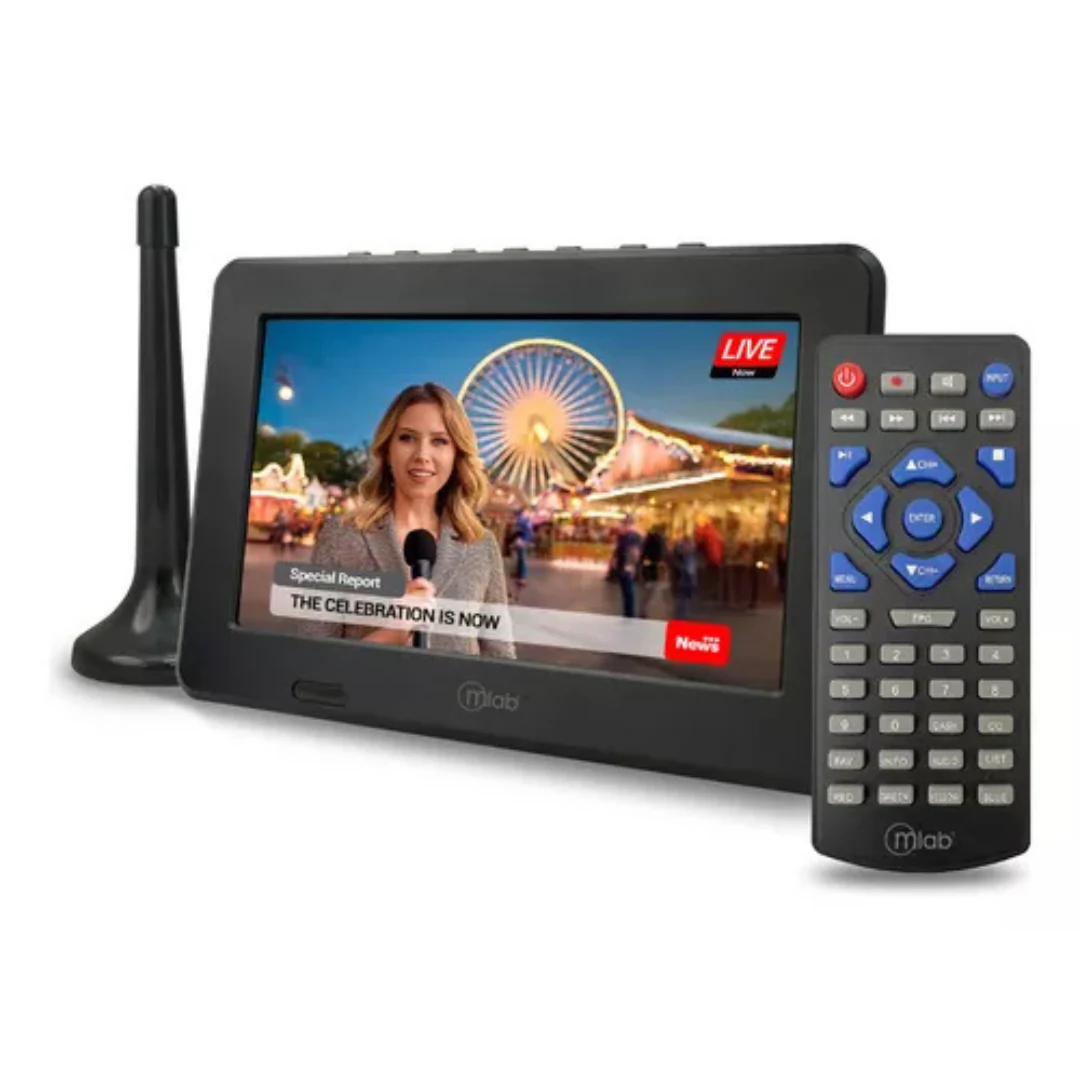 TELEVISOR PORTATIL MICROLAB DIGITAL TV 7* ISDB-T 09412. INCREIBLE