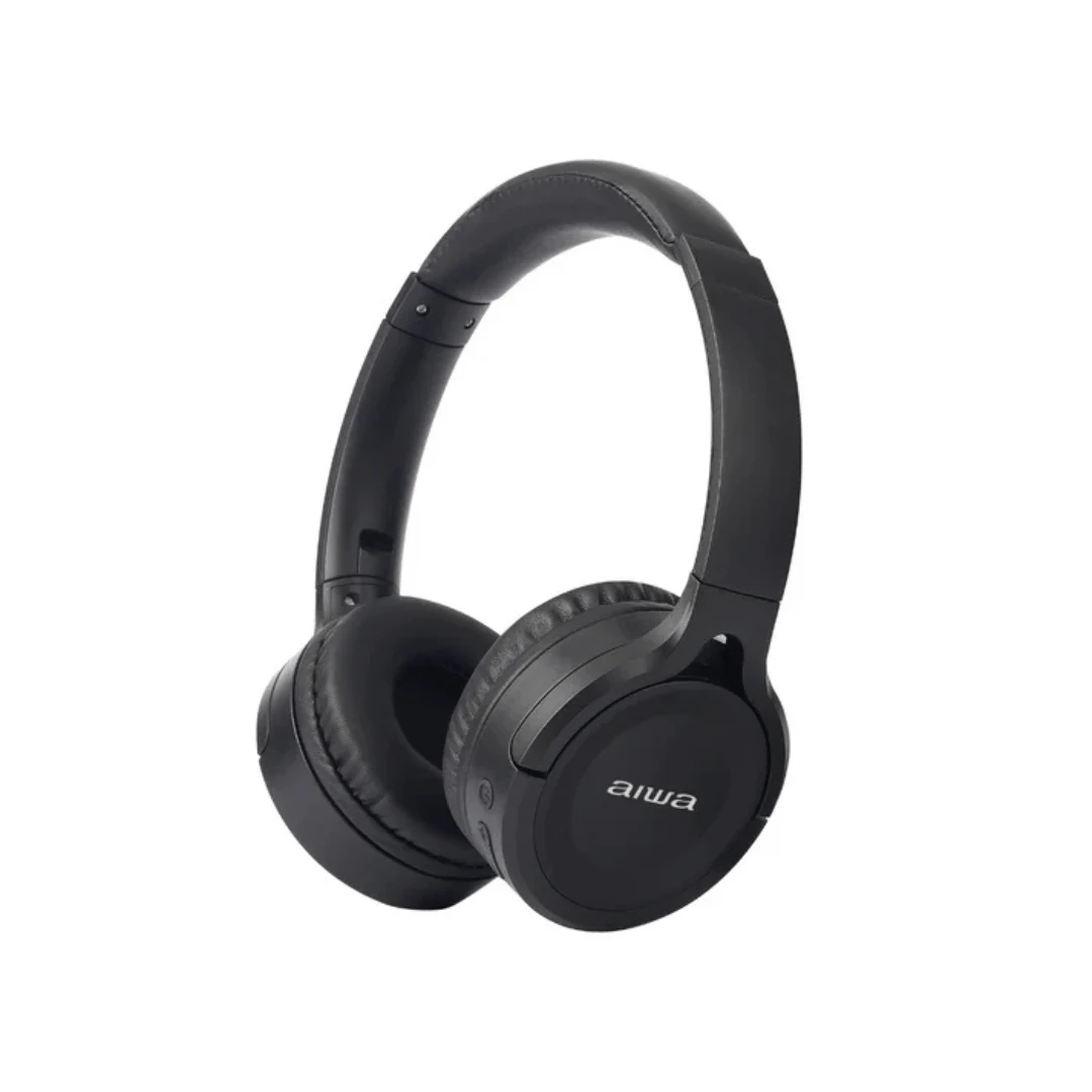 AUDIFONOS BLUETOOTH AIWA AWK17B NEGRO. INCREIBLE