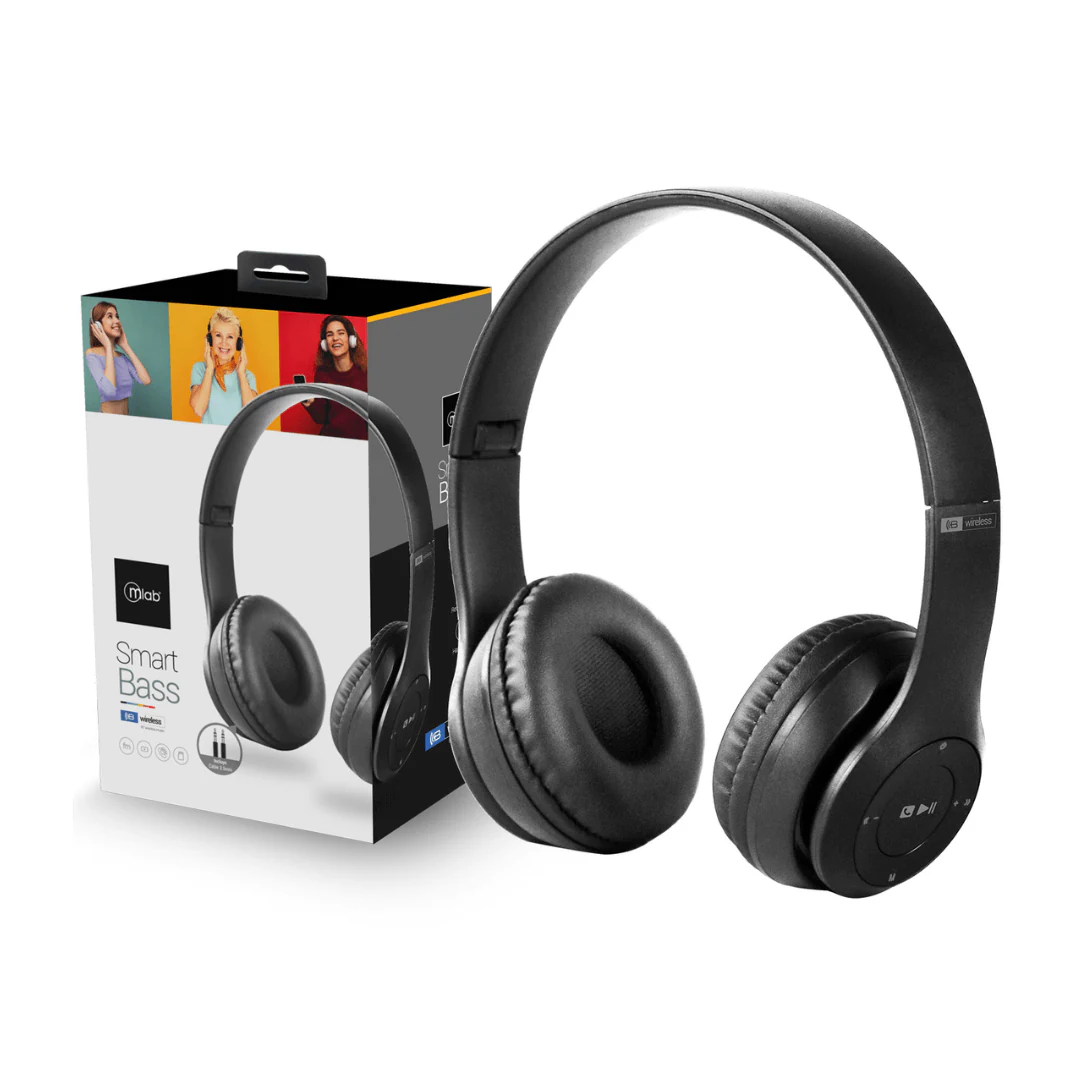 AUDIFONOS BLUETOOTH MICROLAB SMART BASS WIRELESS 09064. INCREIBLE