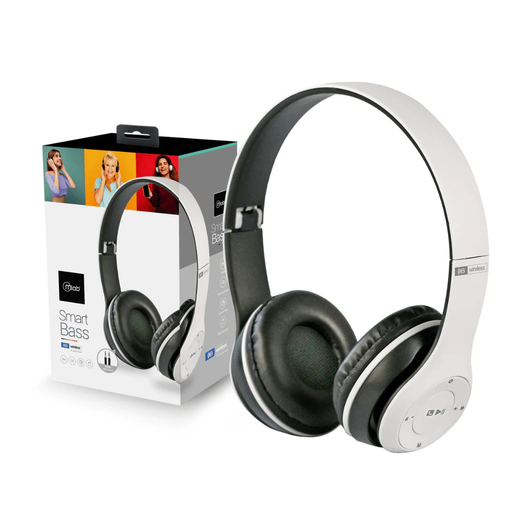 AUDIFONOS BLUETOOTH MICROLAB SMART BASS WIRELESS 09065. INCREIBLE