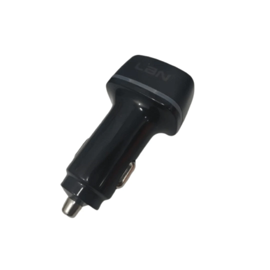 CARGADOR USB/TIPO-C PARA VEHICULOS LBN LBCC34 NEGRO. INCREIBLE