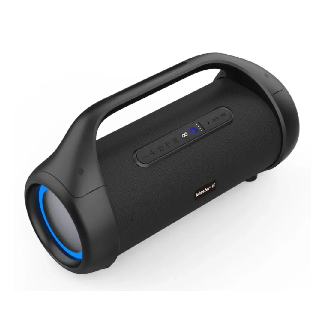 PARLANTE PORTATIL MASTER-G CENTAURO KARAOKE BLUETOOTH DUAL. INCREIBLE
