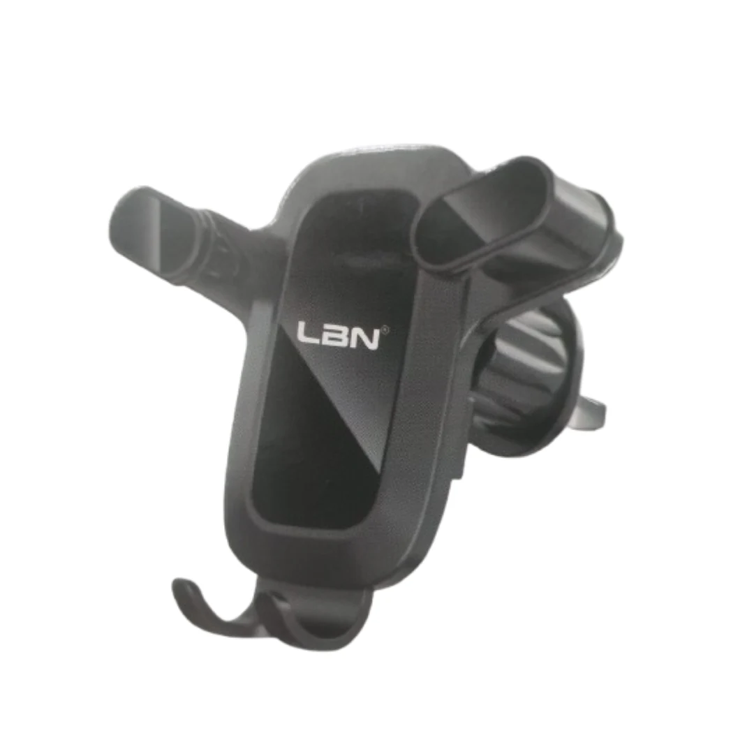 SOPORTE PORTA CELULAR PARA VEHICULOS LBN LBH067 NEGRO. INCREIBLE