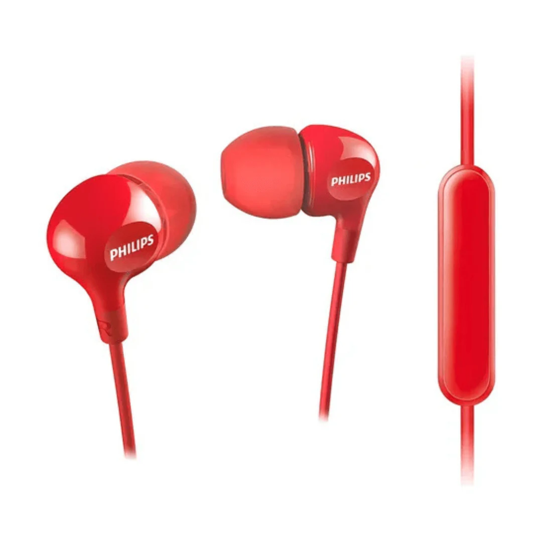 AUDIFONOS MANOS LIBRES PHILIPS UPBEAT SHE3555RD/00  ROJO