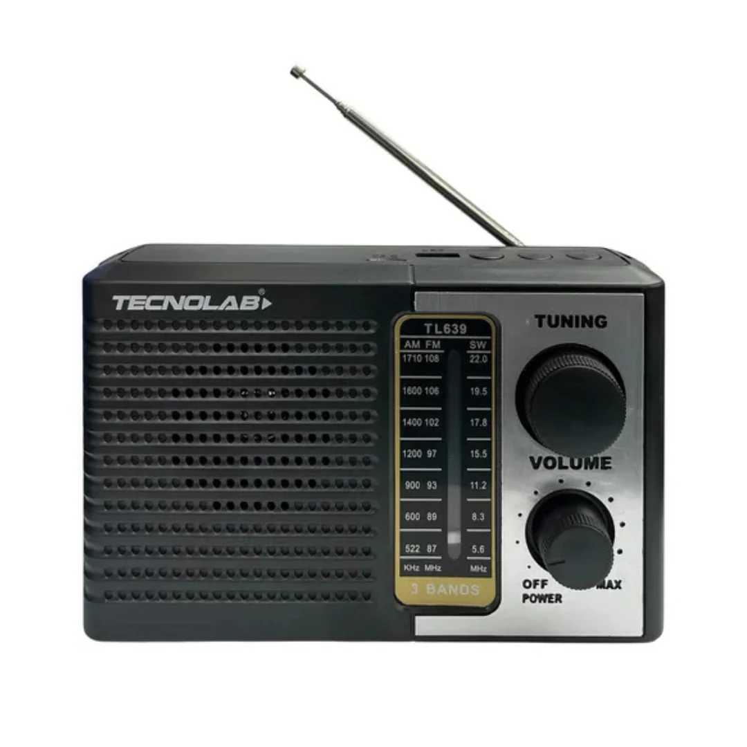 Radio Portátil Tecnolab TL639: Potencia de 5W y Sonido Increíble