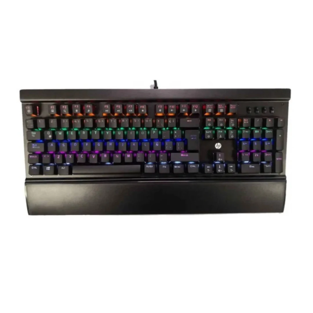 TECLADO GAMER HP GK500 MECANICO NEGRO
