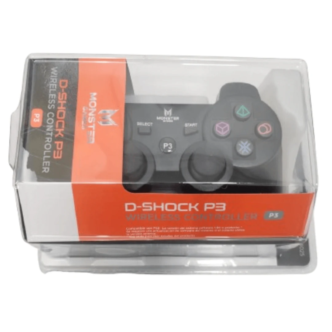 JOYSTICK GAMER MONSTER D-SHOCK P3 WIRELESS CONTROLLER 31FJX04025
