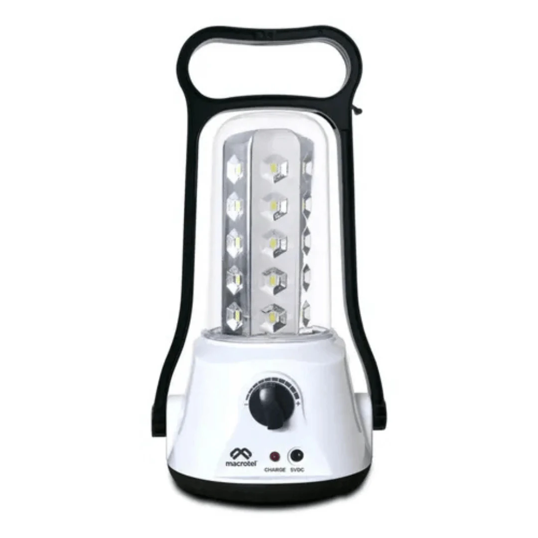 LAMPARA DE EMERGENCIA MACROTEL MS-5300 35 LED BLANCO