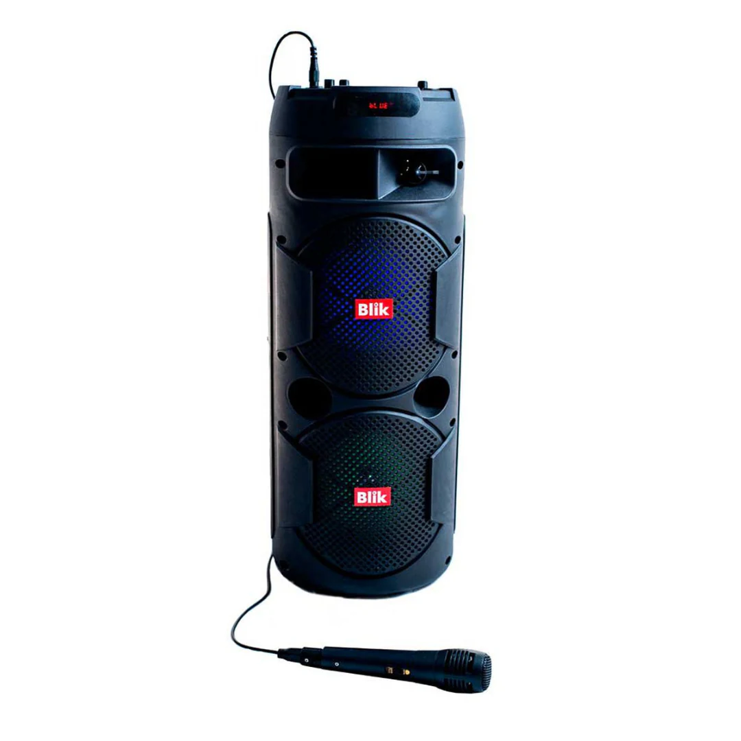 PARLANTE PORTATIL TWS BLIK SCREAMER 3 + MICROFONO BLUETOOTH