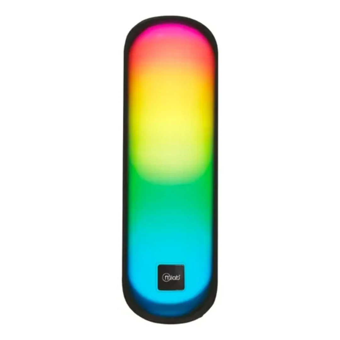 PARLANTE PORTATIL BLUETOOTH MICROLAB FLAMING TORCH BASS 09302 NEGRO