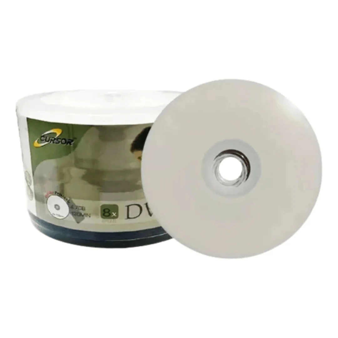 DVD-R / DISCO IMPRIMIBLE CURSOR 4,7GB 50 UNIDADES