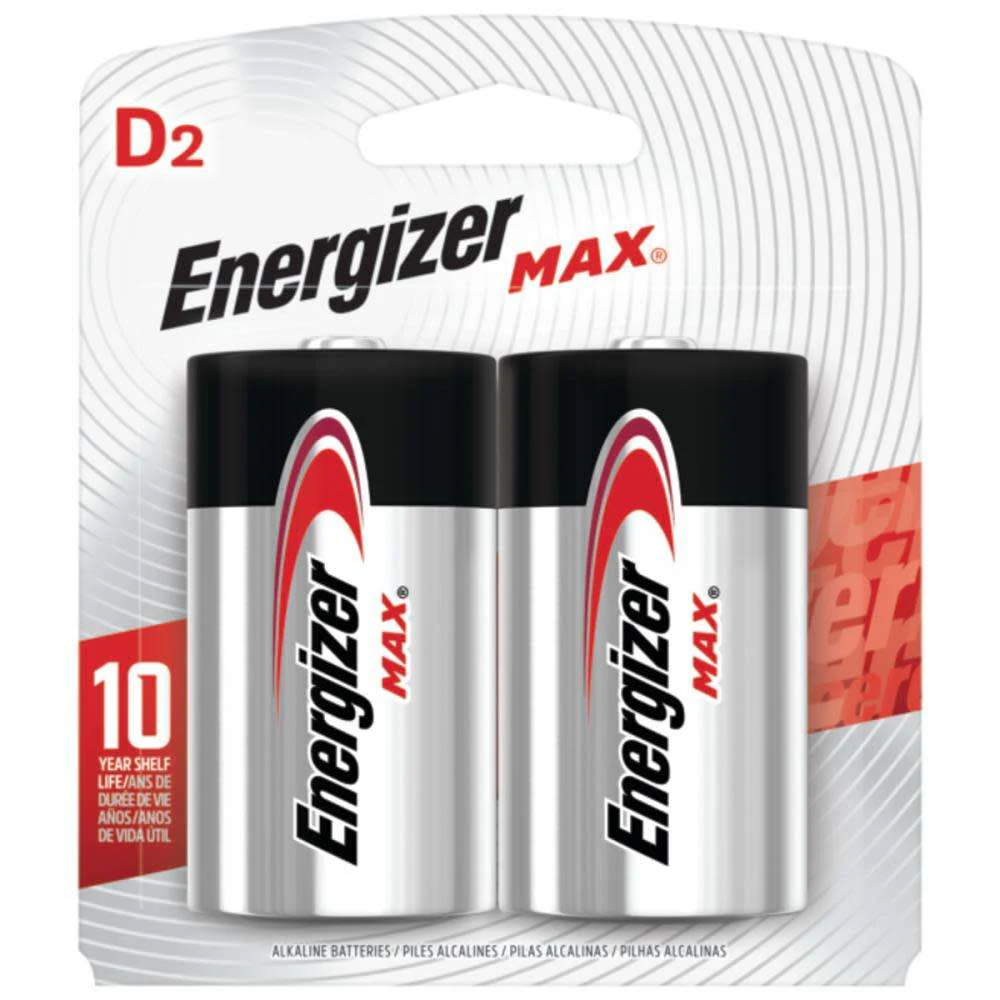 Pila Bateria Alcalina Max D2 Energizer E95BP-2