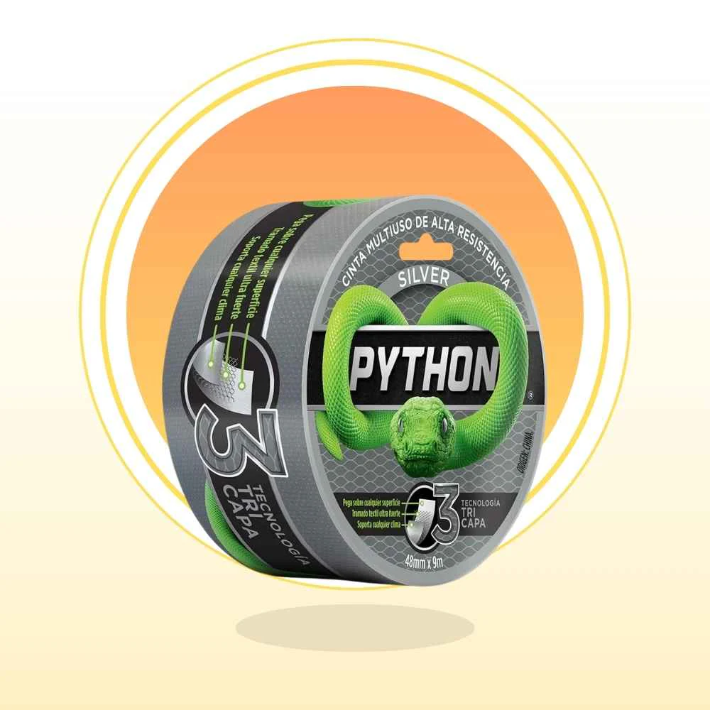 1 Cinta Adhesiva Multiuso Python Gris: La Guía Definitiva para una Reparación Imbatible y Profesional Increíble