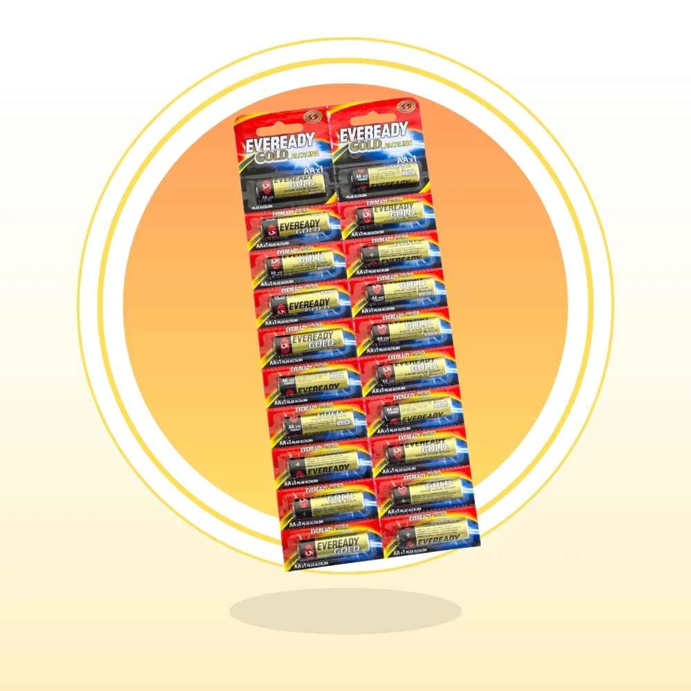 Pila AA Eveready Gold Alcalina Cilíndrica Pack De 20 Increíble