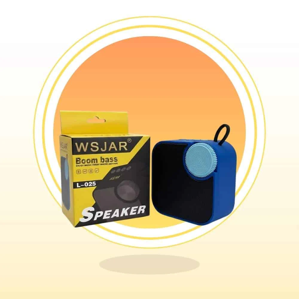 El Increíble Parlante Wsjar L-025 Boom Bass Azul que Transformará tu Sonido