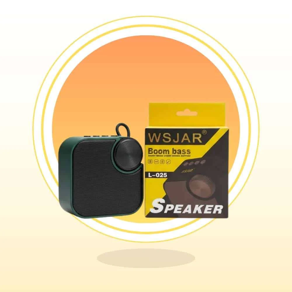 El Increíble Parlante Wsjar L-025 Boom Bass Verde que Transformará tu Sonido