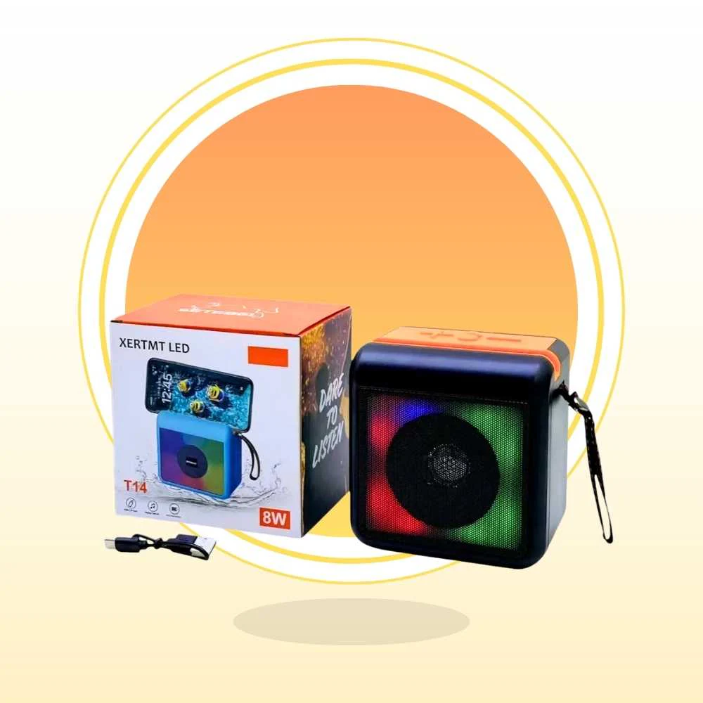 Increíble Parlante Bluetooth Altavoces Setebel T14 Negro: Sonido Premium y Estilo Inigualable