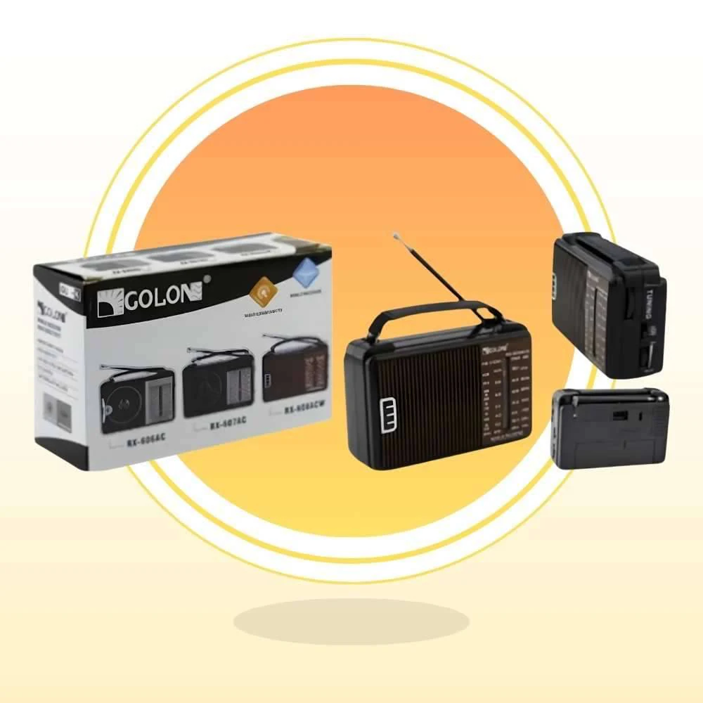 Radio Colon Modelo RX-608AC Color Negro: Increíble Potencia con Estilo Retro