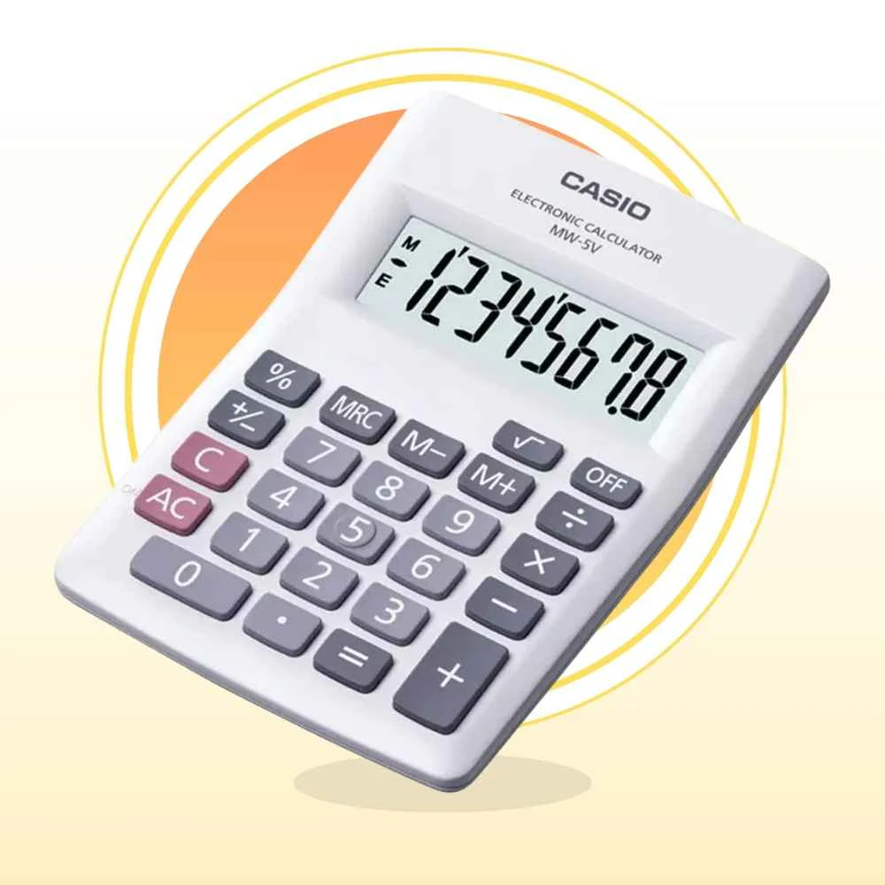 Calculadora Portátil Casio MW-5V-WH: Increíble e Imprescindible para un Cálculo Infalible y Rápido