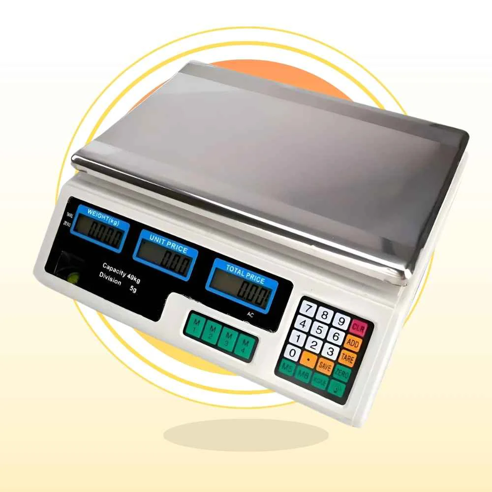 Balanza Pesa Digital 40kg Con Bandeja Incréible