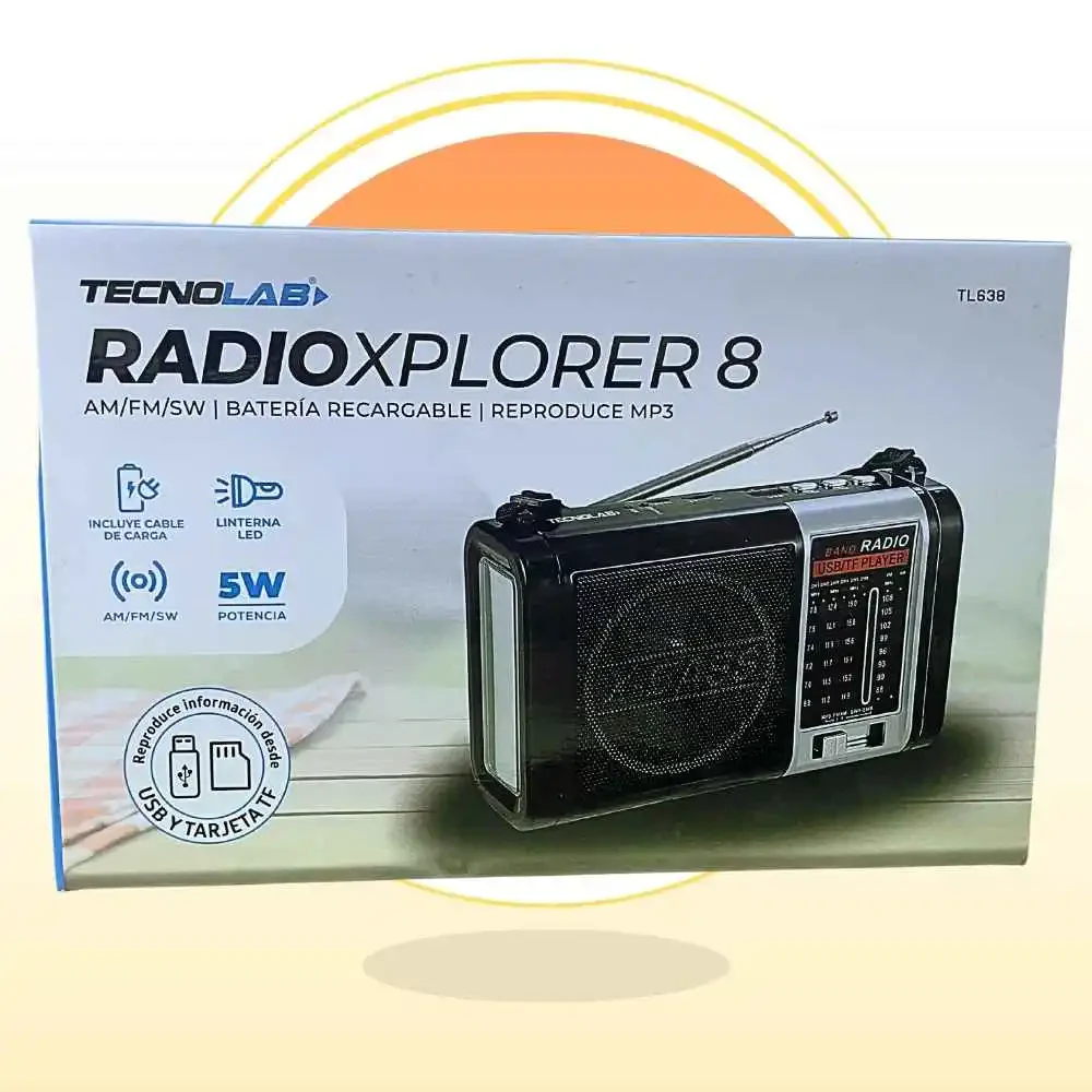 Radioxplorer 8 Tecnolab TL638: INCREÍBLE Y ÚNICO