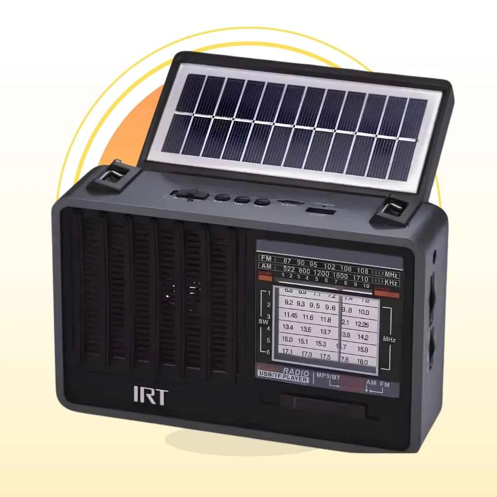 1 Radio Solar Recargable IRT: Increíble Uso y Beneficios